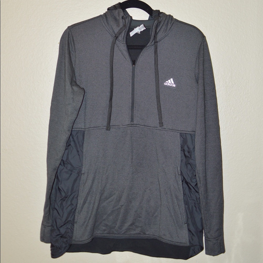 Adidas Men’s Half Zip Hoodie/Thermal Sweater